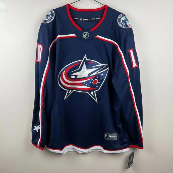 Columbus Blue Jackets Gaudreau #13 NHL Fanatics Breakaway Jersey XL NWT 2023 - Picture 1 of 9
